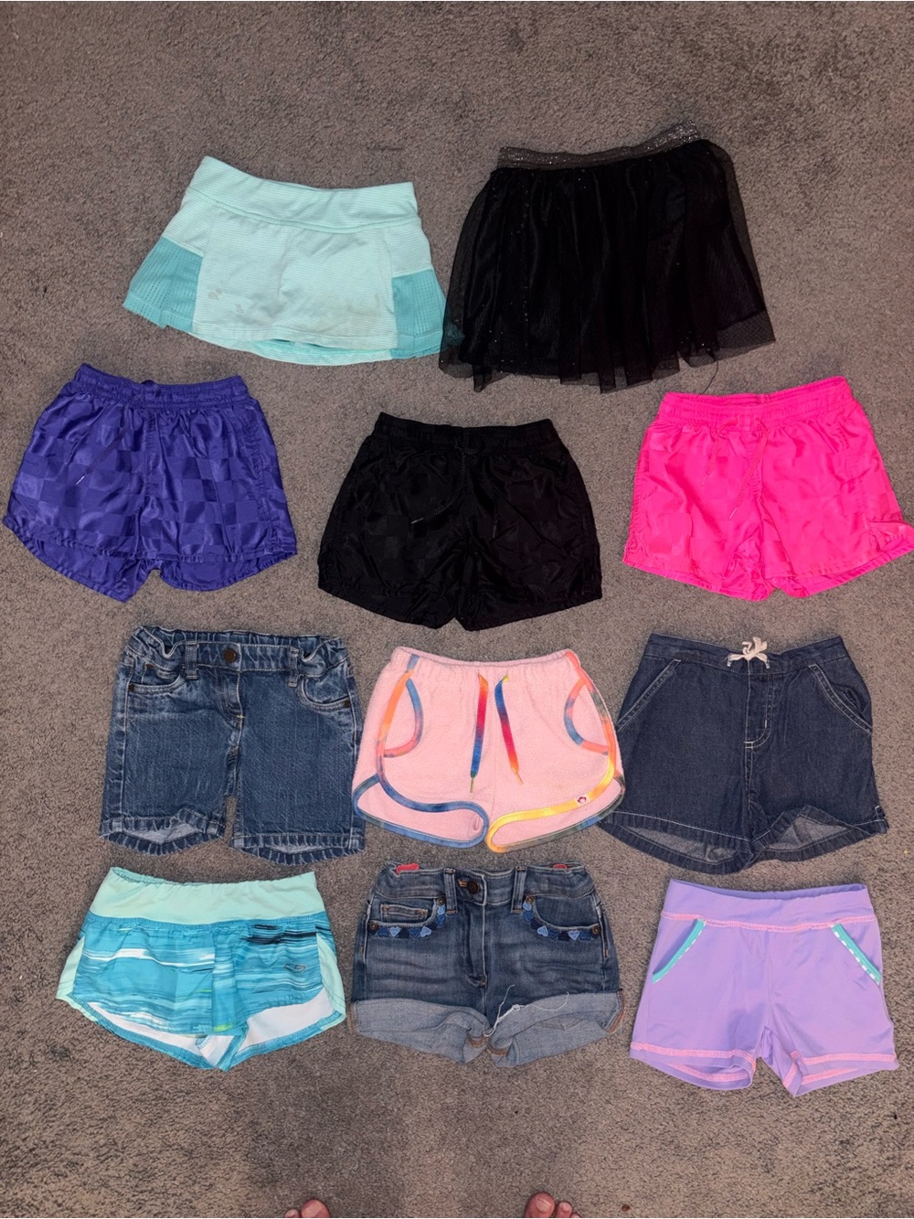 Girls Sz 4/5 Summer Clothing Lot 11 Piece Shorts Skirts Appaman Hanna Andersson